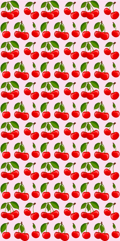 Red Cherry Pattern kitchen roller blind (1).png